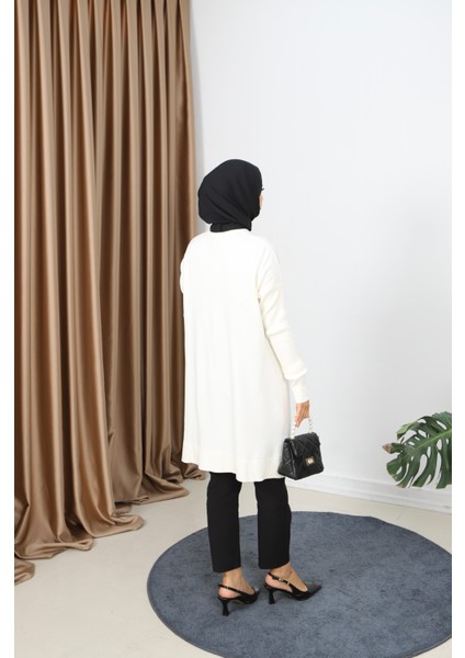 Kolları Fitilli Merserize Tunik indirimleri