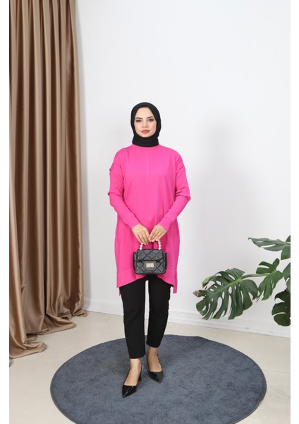 Kolları Fitilli Merserize Tunik