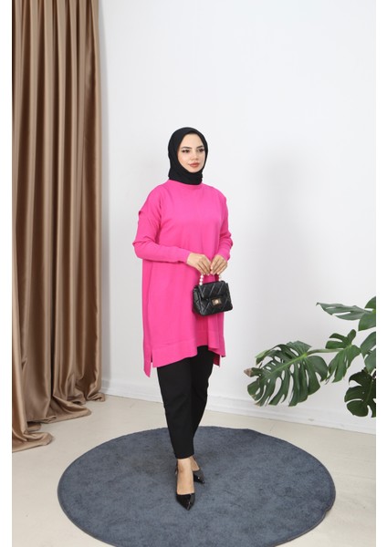 Kolları Fitilli Merserize Tunik fiyatları