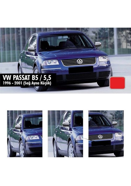 Vw Passat B5 Batman Yarasa Ayna Kapağı Piona Black Abs 1996 1997 1998 1999 2000 2001 fırsatları