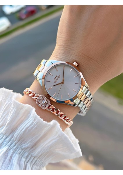 Çelik Kordon 5 Atm Suya Dayanıklı 2 Yıl Garantili Kadın Kol Saati SL.1915.3.03 fiyatları