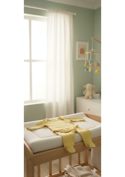 Kız Bebek Çıtçıtlı Body Zıbın Alt Üst Takım