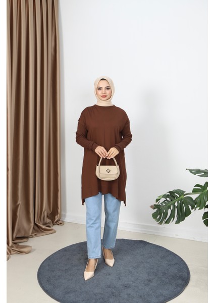 Kolları Fitilli Merserize Tunik