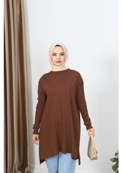 Kolları Fitilli Merserize Tunik fırsatları