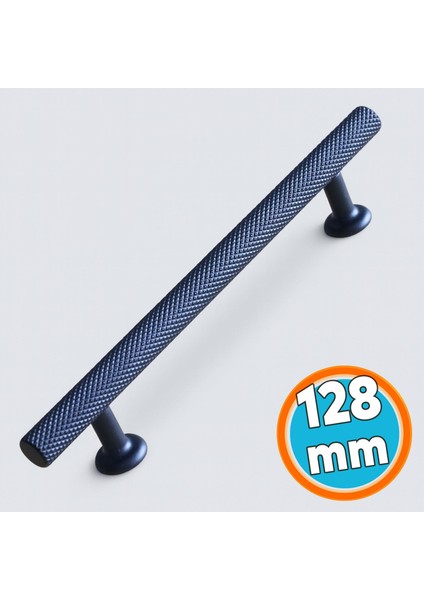 Mobilya Mutfak Dolabı Çekmece Dolap Kulpları Kapak Kulpu Kulbu Siyah 128 Mm-12.8 cm Metal Kulp