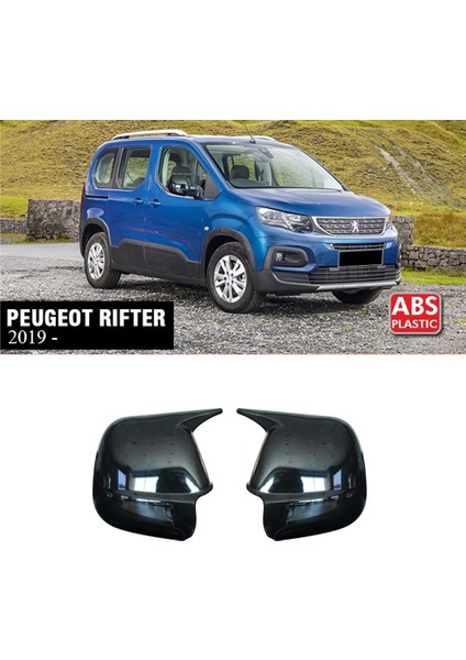 Peugeot Rifter Batman Yarasa Ayna Kapağı Piona Black Abs 2019 2020 2021 2022 2023 2024 2025