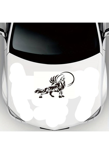 Yeleli Bozkurt Oto Kaput Sticker 60 x 40 cm