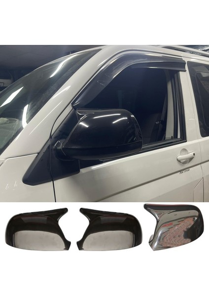 Vw Transporter T6 T7 Batman Yarasa Ayna Kapağı Piona Black Abs 2010 - 2022