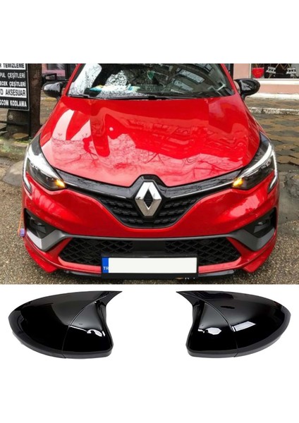 Renault Clio 5 Batman Yarasa Ayna Kapağı Piona Black Abs 2019 2020 2021 2022 2023 2024 2025