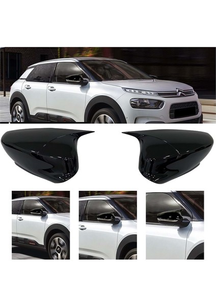 Citroen Cactus Batman Yarasa Ayna Kapağı Parlak Siyah Abs 2017 2018 2019 2020 2021