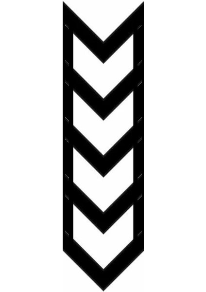 Çatal Ok 4 Motosiklet Çamurluk Sticker 34 cm x 6 cm