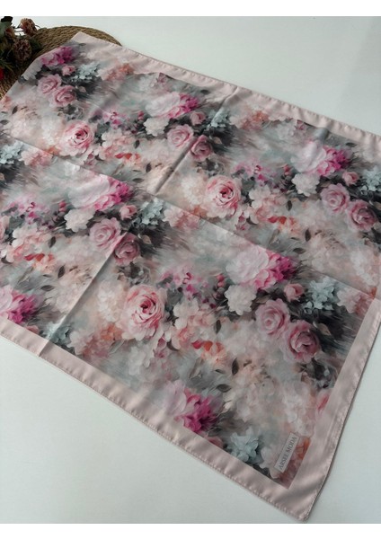 Soft Pamuklu Şal Çiçek Desen LBD2305