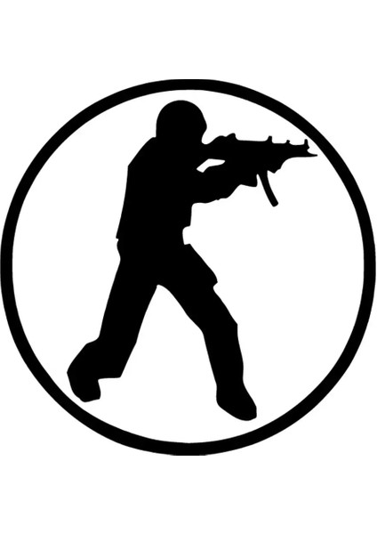 Counter Strike Sticker 20 x 20 cm