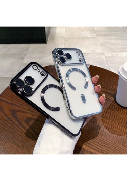 iPhone 17 Pro Max Uyumlu Magsafe Destekli Kamera Korumalı Şeffaf Yumuşak Telefon Kılıfı modelleri