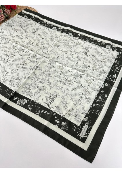 Soft Pamuklu Şal Çiçek Desen LBD2614