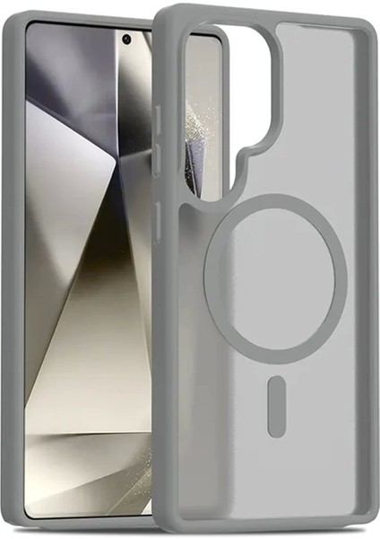 Samsung Galaxy S25 Ultra Jota Magsafe Kapak - Titan Gri modelleri