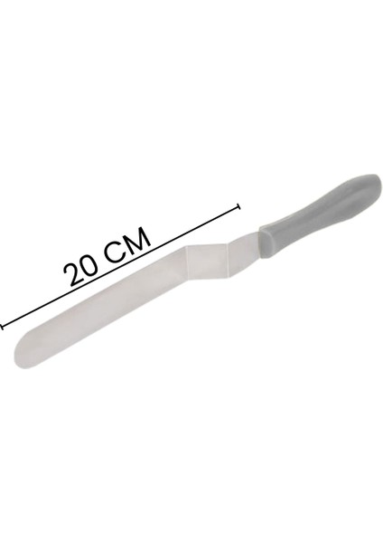 Beyaz Saplı Eğik Sıvama Paleti 20 cm