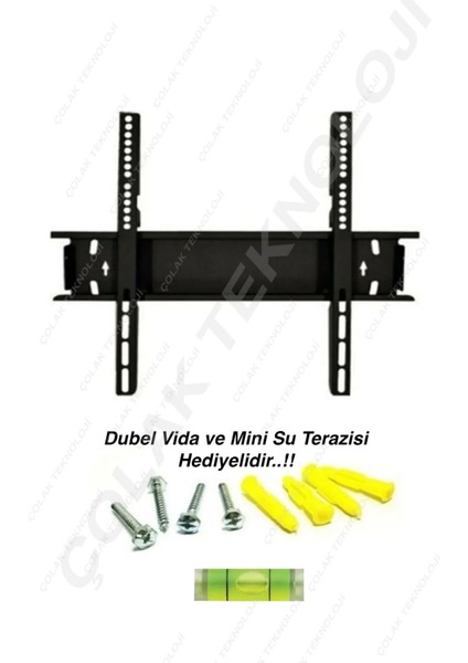 telefox 80" Inç - 203 Ekran Tv- Lcd-Led-Monitör Televizyon Sabit Duvar Askı Aparatı - Metal fiyatları