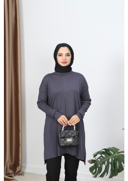 Kolları Fitilli Merserize Tunik fırsatları