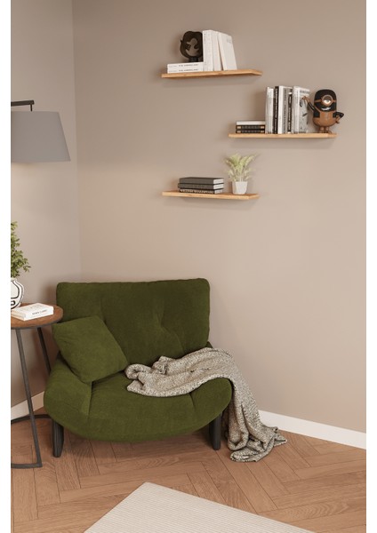 DF05101AC 3'lü Dekoratif Uçan Raf Duvar Rafı modelleri