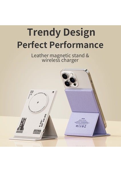 W50 Magsafe Standlı Kablosuz Şarj Cihazı - Siyah