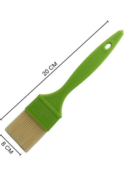 Yeşil Saplı Yumurta Fırçası 20X8CM