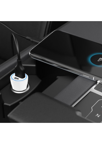 Samsung Apple Xiaomi Reeder Huawei Uyumlu USB + Pd Hızlı Araç Şarj Başlığı fırsatları