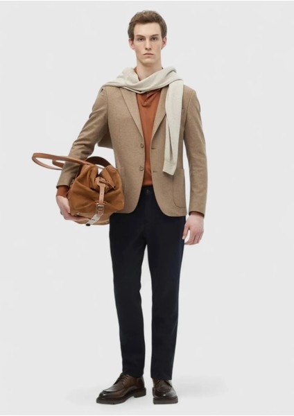 Deve Tüyü Düz Shirt Shoulder Slim Fit %100 Pamuk Ceket fiyatları