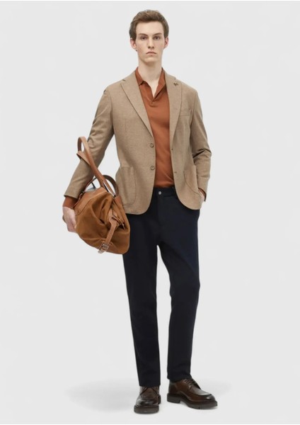 Deve Tüyü Düz Shirt Shoulder Slim Fit %100 Pamuk Ceket modelleri