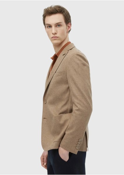 Deve Tüyü Düz Shirt Shoulder Slim Fit %100 Pamuk Ceket indirimleri