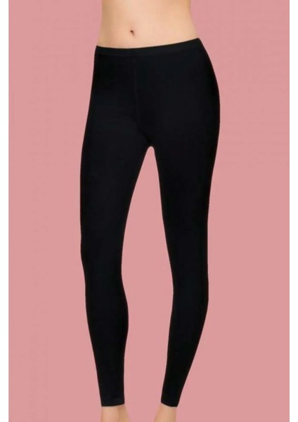 Kadın Düz Kesim Uzun Paça Tayt - Rahat Fit 6'lı Ekonomik Paket TKD0173