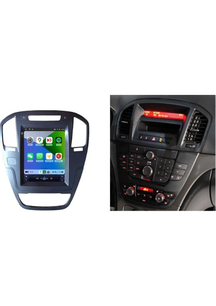 Opel Insignia Tesla Kahve Rengi 2009/2012 6gb Ram 128GB Hafıza QLED Carplay Kamera Android Multimedya