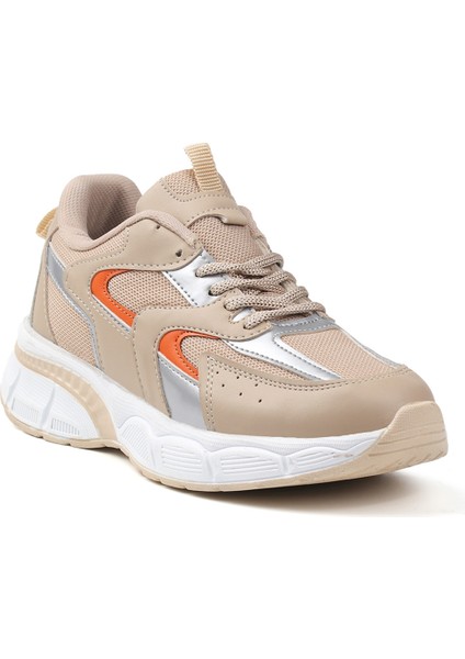 Kadın Bej Sneaker Günlük Ortopedik Spor Ayakkabı fiyatları