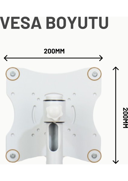 MARVEL STAND MI Taşınabilir, Yükseklik ve Açısı Ayarlanabilir Ayaklı Tv Fuar Monitor Çelik Standı