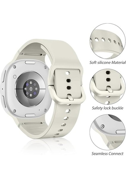 Samsung Galaxy Watch 8 40MM /watch 8 44MM / Classic 46MM Uyumlu Ayarlanabilir Yumuşak Silikon Kordon fiyatları