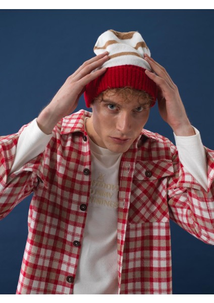 Erkek Camel Yumuşak Dokulu Standart Fit Bere fiyatları