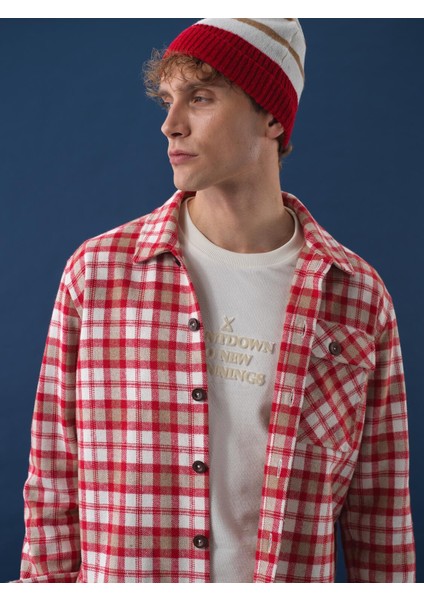 Erkek Camel Yumuşak Dokulu Standart Fit Bere modelleri