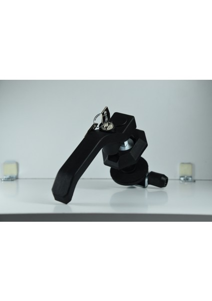 Hava Santral Jeneratör Kompresör Kabin Ağır Panel Kol Kilit - Plastik Rulolu Dönen Dil- Kilitlenen Anahtarlı modelleri