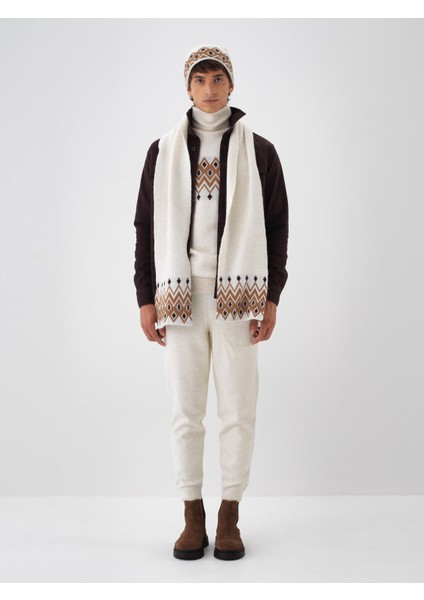 Erkek Ekru Doğal Yün Dokulu Standart Fit Bere fiyatları