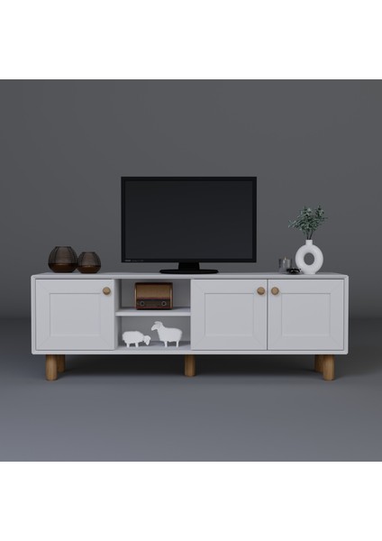 Bohem Serisi Natura Mat Beyaz Tv Ünitesi indirimleri