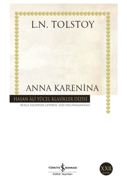 Anna Karenina - Hasan Ali Yücel Klasikleri
