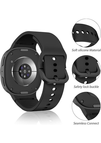Samsung Galaxy Watch 8 40MM /watch 8 44MM / Classic 46MM Uyumlu Ayarlanabilir Yumuşak Silikon Kordon fiyatları