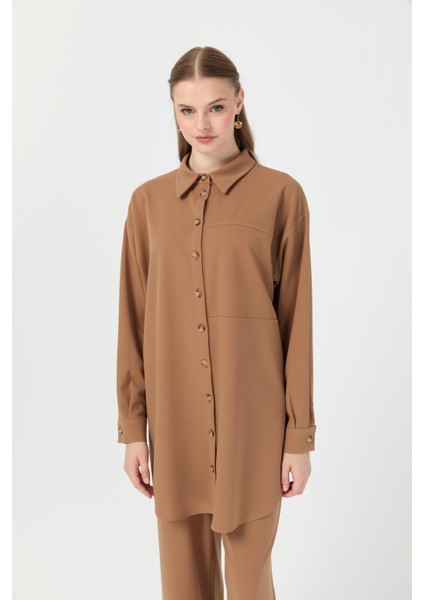 Relaxed Fit Pantolonlu Takım Vizon fiyatları