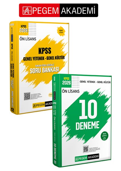 Pegem Akademi 2026 Kpss Ön Lisans Soru Bankası Genel Yetenek Gene