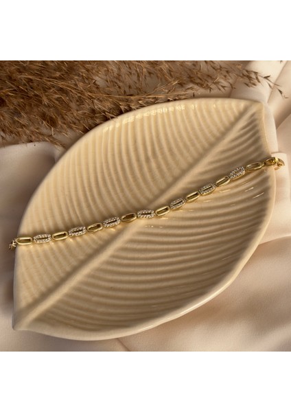 Premium Gold Halka Taşlı Bileklik fiyatları