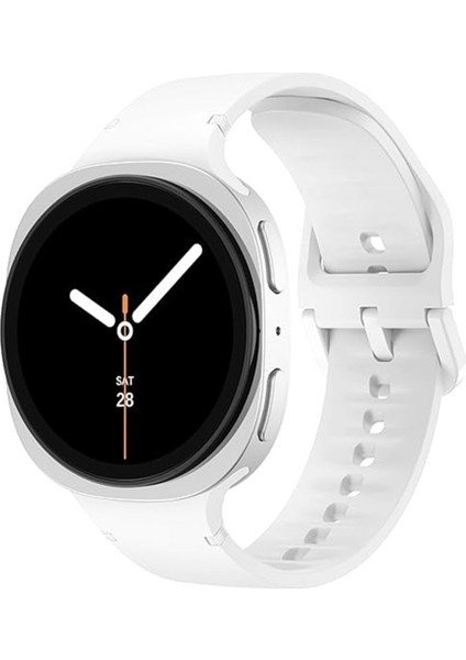 Samsung Galaxy Watch 8 40MM /watch 8 44MM / Classic 46MM Uyumlu Ayarlanabilir Yumuşak Silikon Kordon