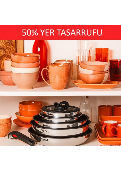 Ingenio Emotion 2x Titanyum 10 Parça Tava Seti - Paslanmaz Çelik L897SA74 fırsatları