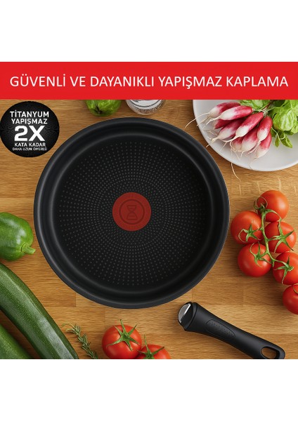 Ingenio Emotion 2x Titanyum 10 Parça Tava Seti - Paslanmaz Çelik L897SA74