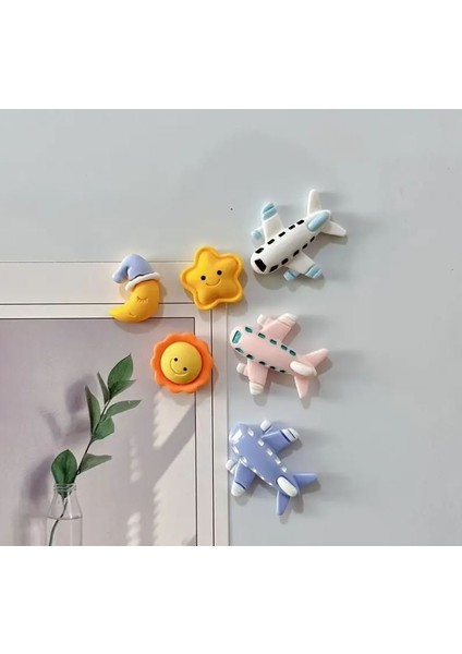 10 Adet Gökyüzü Buzdolabı Mıknatısları Set