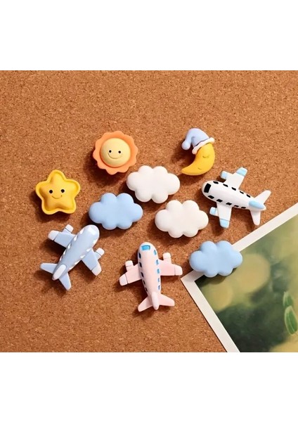 10 Adet Gökyüzü Buzdolabı Mıknatısları Set fırsatları